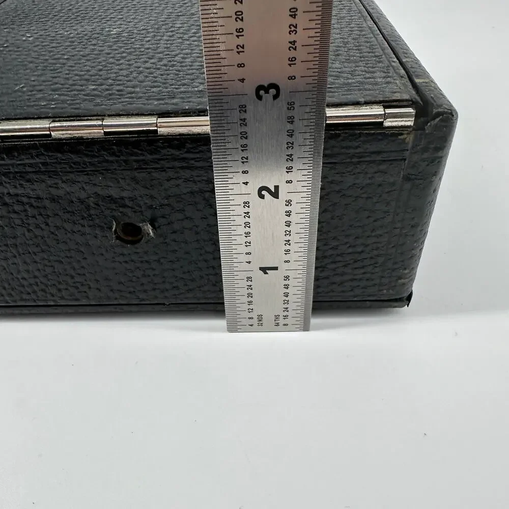 1907 Seneca Chautauqua 4x6 Folding Camera w/ Seneca Duo Shutter + Plate Holders